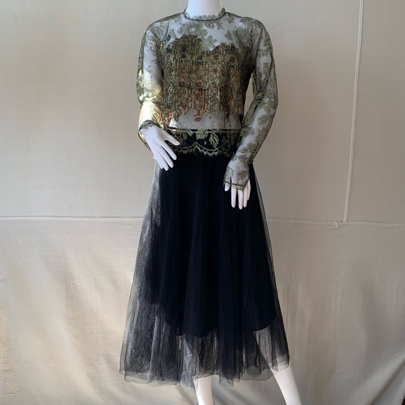 Tulle maxi ballerina Paris bohemian skirt - Picture 5 of 13